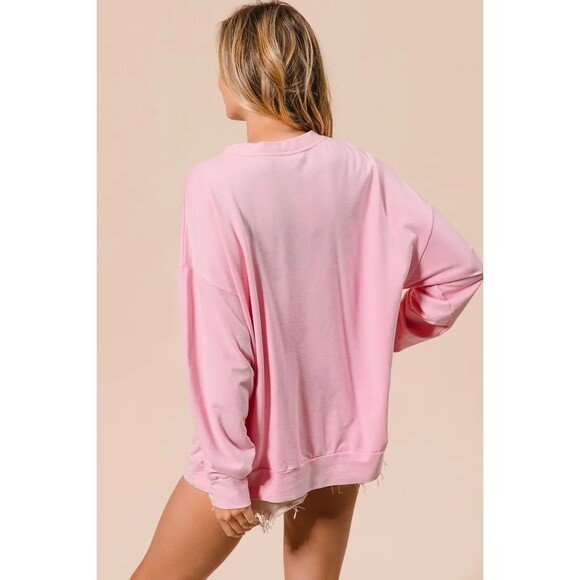 BiBi Sequin Nutcrackers Embroidery Christmas Sweatshirt NWT - Picture 12 of 13